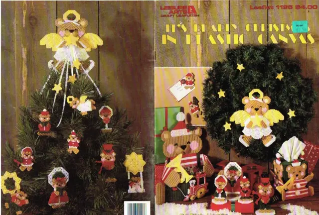It's Beary Navidad Plástico Patrón Libro Osos Ángel Oso Caddy 1989 De Colección