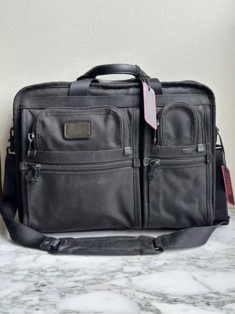 TUMI Alpha 2 T-Pass 26514DH 16in Laptop Briefcase - Black