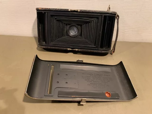 De colección Eastman Kodak Co. No. Cámara plegable de bolsillo 3A sin probar