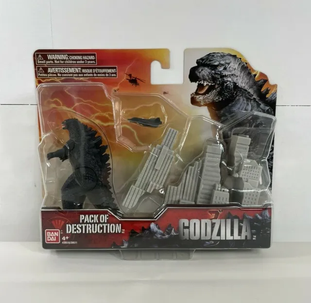 2014 Bandai Godzilla Pack Of Destruction Toy Childrens Collectible
