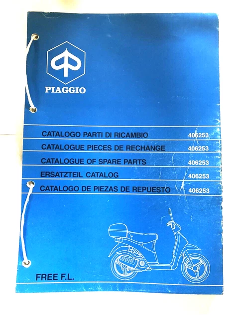 406253 Piaggio Catalogo Parti Di Ricambio Free F.l.