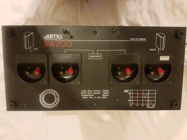 Jamo sw 200 best sale subwoofer