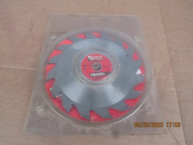 Hickory Woodworking 7" Adjustable Dado Blade 7005012H 16 Tooth 5/8" Arbor