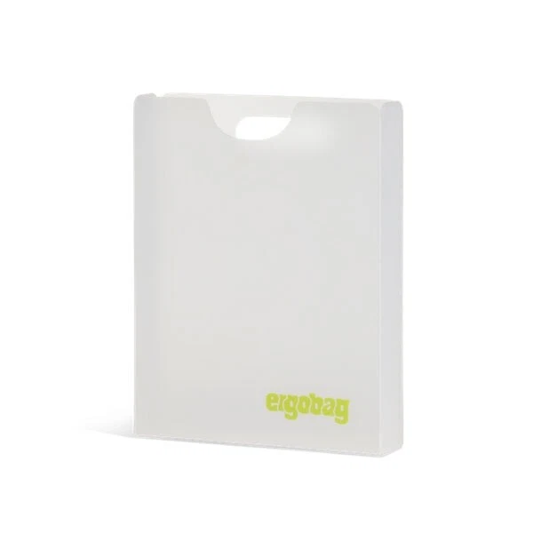 Ergobag Heftebox Transparent Grün Mit Griff Neu