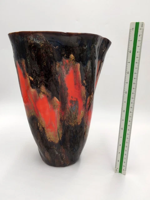 ANCIEN VASE À fleurs en céramique de Vallauris FPP France numéro 28 vintage EUR 62,90 - FR