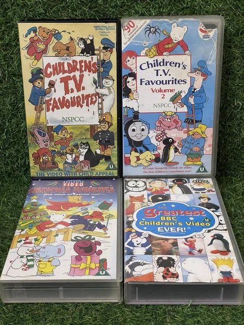 CHILDREN S FAVOURITES VHS Bundle X4 Kids Video Tapes Thomas Fireman children-s-favourites-vhs-bundle-x4-kids-video-tapes-thomas-fireman