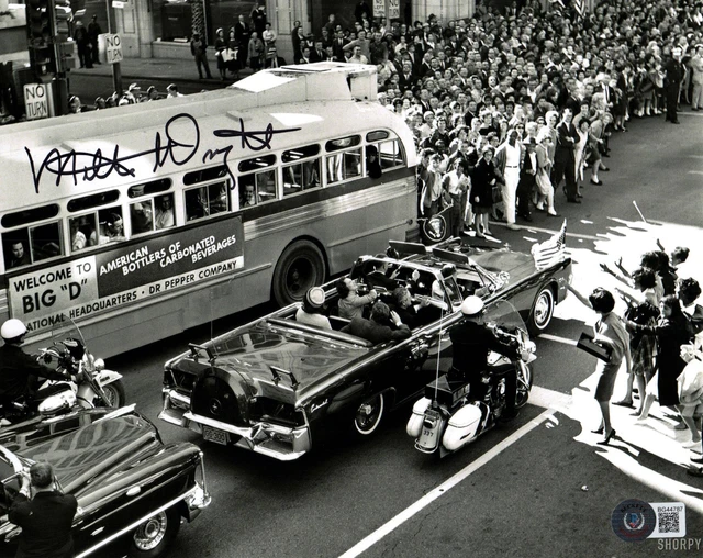Milton Wright Signed 8X10 Photo Beckett Coa Jfk Secret Service Assassination 4