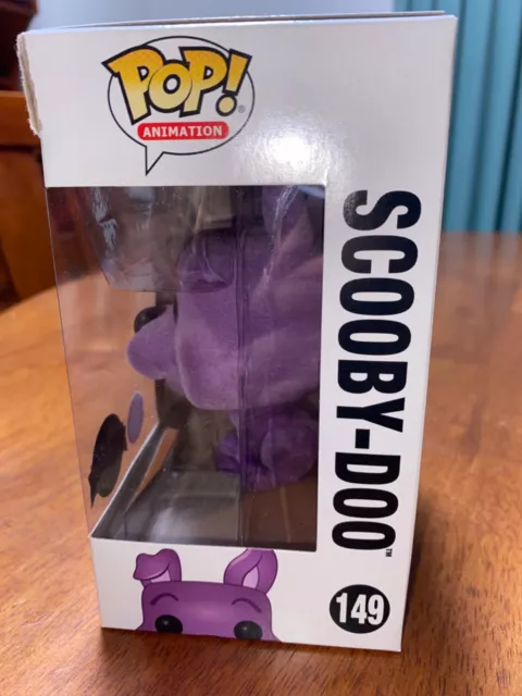 Scooby Doo Purple Flocked Genuine Pop Vinyl #149 Box Damaged 3