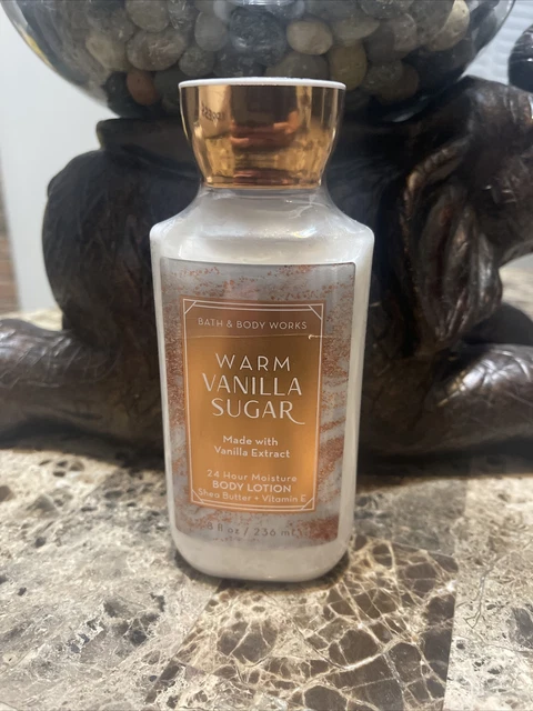 Bath & Body Works Warm Vanilla Sugar Moisture Body Lotion Shea 8Fl Oz