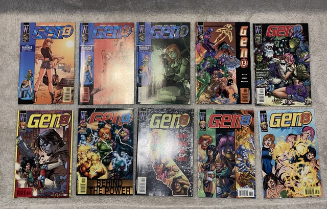 GEN 13 LOT 54 55 56 57 58 59 60 61 62 63 Wildstorm Image Comics Jim Lee NM VF+