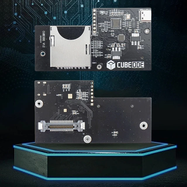 CUBEODE V1.2 OPTICAL Drive Emulator Board Black for NGC Gamecube DOL ...