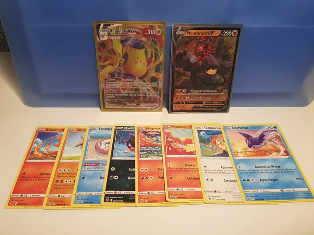 lot de 10 cartes pokemon dont deux ultra rare ⭐️⭐️👌en bonne état