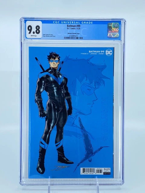 Batman (2016) #99 Jimenez Variant CGC 9.8 White Pages Nightwing Cover