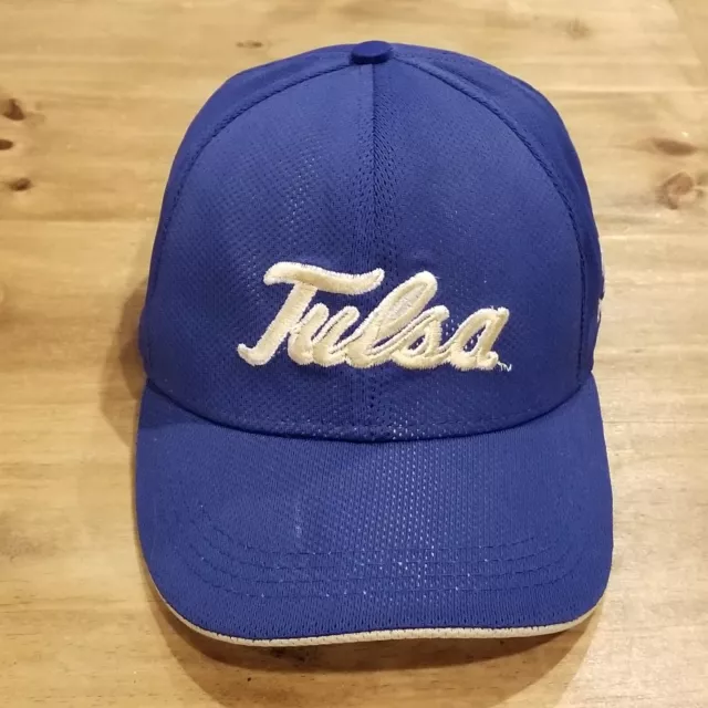 Vintage Tulsa Golden Hurricane Hat Cap Snap Back Blue Made USA One Size
