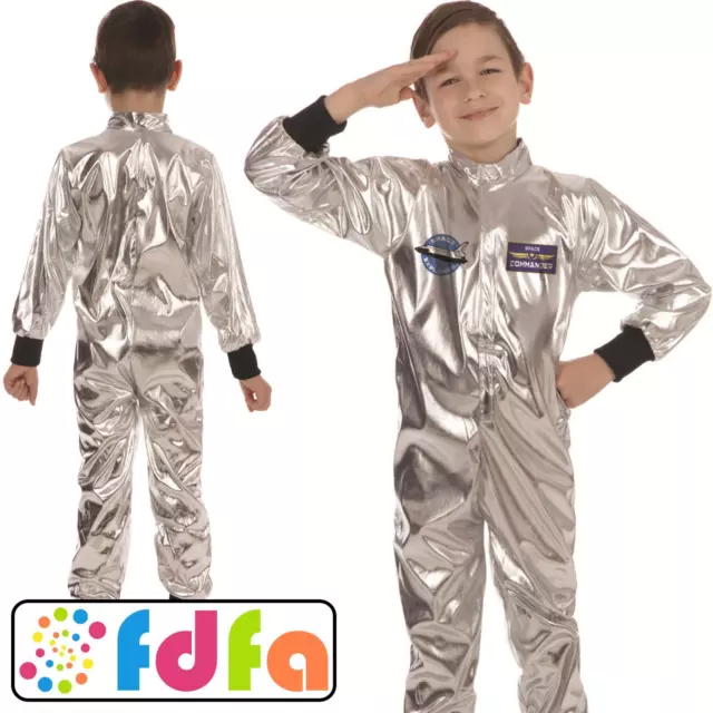 Forum Kids NASA Spaceman Astronaut Suit Boys Childs Fancy Dress Costume