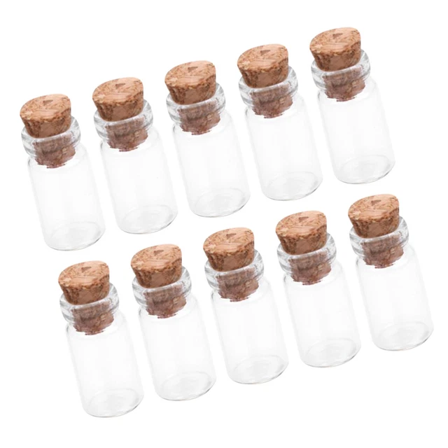 25 PCS Pots De Bonbons Bouteille En Verre Avec Couvercle Tube À Essai Récipient