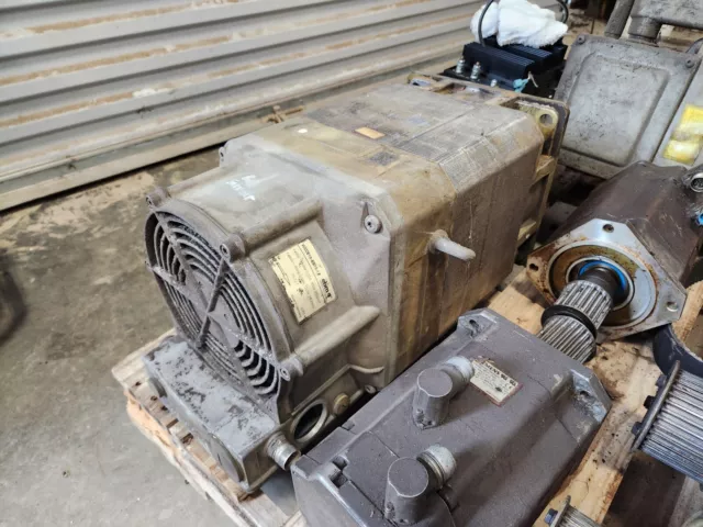 Siemens 1PH7133 Motor w/ EBM-PAPST W2D210 Fan - High Power, Great Condition!