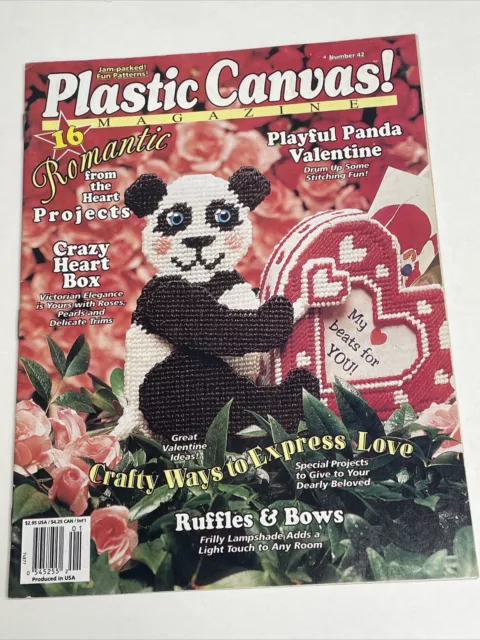 Lona de plástico n.o 42 revista patrón de 16 diseños de San Valentín