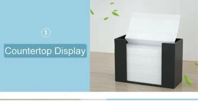 Oasis creations Black Acrylic Paper Towel Dispenser Wall Mount or Countertop .
