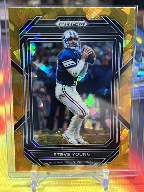 2023 Prizm Draft Picks - Steve Young - Gold Ice Prizm - #89