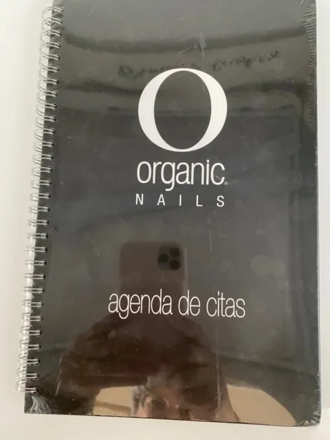 Agenda de citas negra organic nails