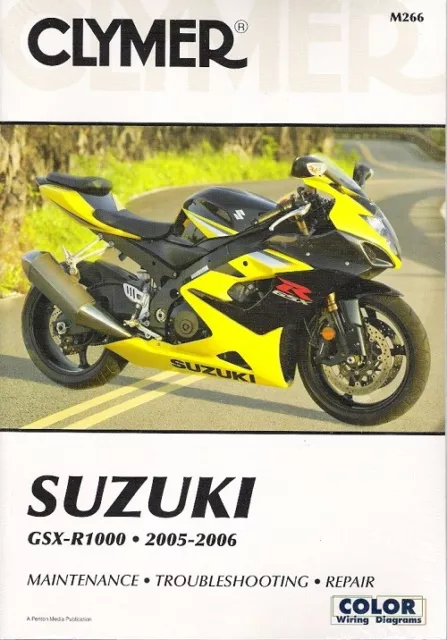 2005-2006 Suzuki GSX-R1000 Clymer Repair Service Maintenance Manual Book M266