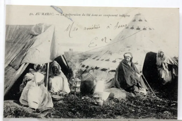La Preparation Du The     Maroc  Cpa Postcard 7880