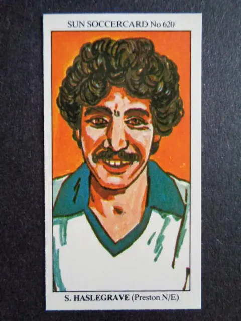 The Sun Soccercards 1978-79 - Sean Haslegrave - Preston North End #620