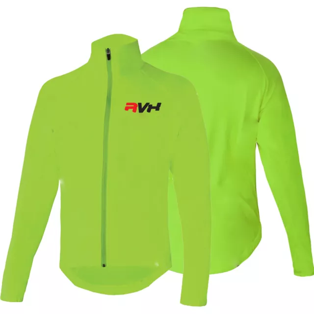 Cycling Jacket Highly Visible HI VIZ Windproof Showerproof Breathable Walking