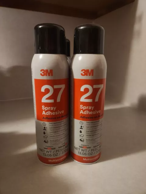 (6)13.05 oz. CANS 3M SUPER 77 MULTIPURPOSE SPRAY ADHESIVE FAST AGGRESSIVE TACK