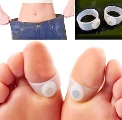Anillo magnético de silicio para masaje de pies punta pérdida de peso adelgazamiento fácil y saludable