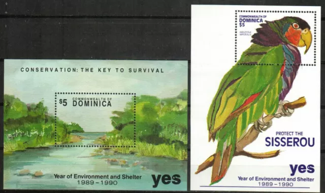 Dominica Stamp 1402-1403  - Birds