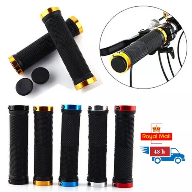 Bike Handle Bar Grips Hand Grip MTB BMX Cycle Road Mountain Bicycle Scooter SET