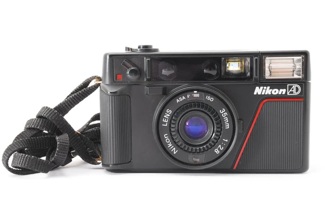 [Exc+5] Nikon L35 AD 35mm F2.8 iso1000 Pikaichi Camera All Works JAPAN 1144021