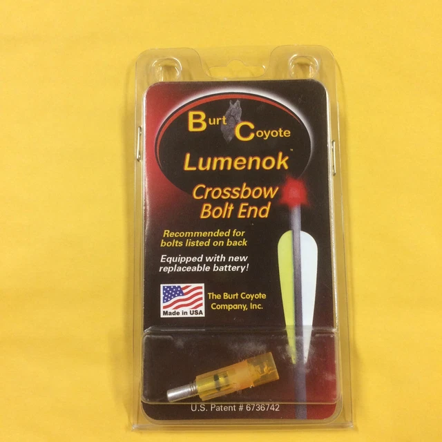 Burt Coyote Lumenok Crossbow Bolt End Fits 2216 Shafts Single #1086