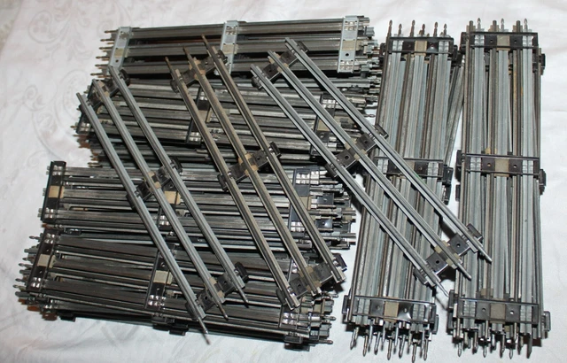 (72) Pieces Lionel 9 Inch O-27 Tubular Steel STRAIGHT Track - ONE LOT - ALL EX