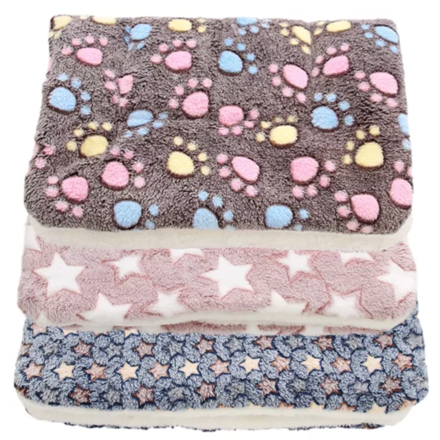 Pet Dog Bed Mat Self Warming Soft Flannel Pad Blanket Cat Bed Cushion Washable