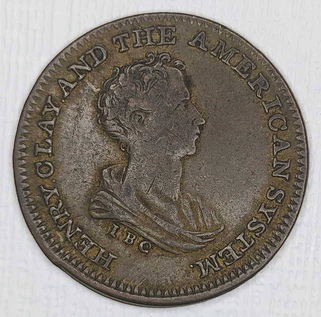 1840 HENRY CLAY Hard Times Token HC-1840-1 HT-79 Low 192 (4)
