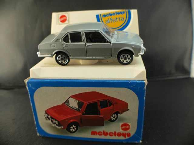 Mebetoys A76 Alfetta 1/43 Rouge – Mattel – Miniature Voiture Vintage Italie