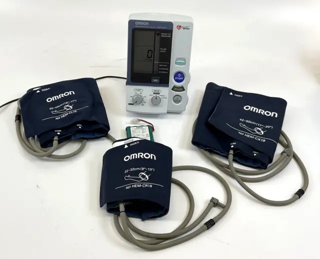 Omron Hem 907xl Intellisense Professional Digital Blood Pressure Monitor 3 Cuffs