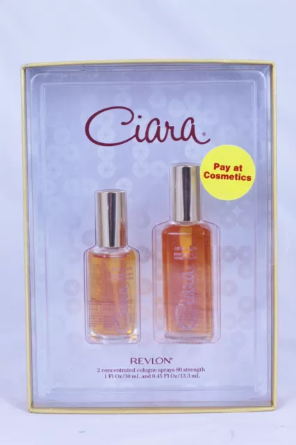 Revlon Ciara 2 Concentrated Cologne Sprays Giftset 1 Fl oz and 0.45 Fl oz