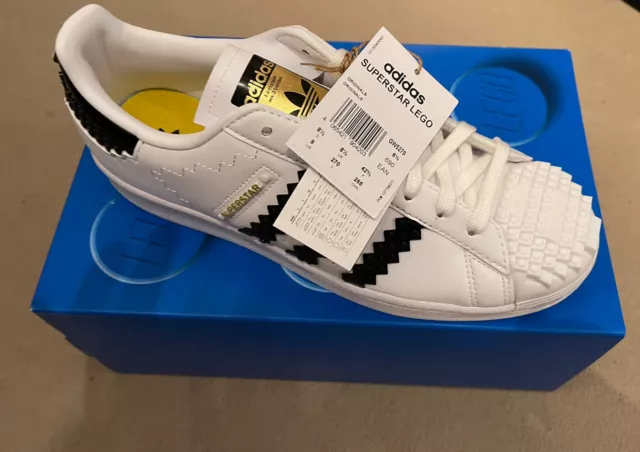 Adidas Superstar X Lego - EU43 2/3; US 9; UK 8 1/2 - NEU&ungetragen