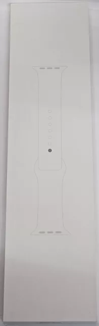 Genuine Apple Watch Band Sport Band (45mm)White S/M (Fits  140mm–190mm wrists )