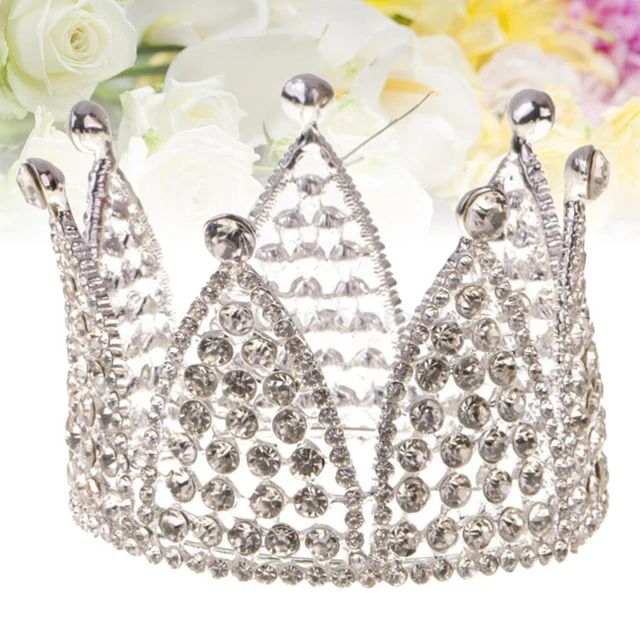 Topper per torta di compleanno Miss decorazione strass in miniatura