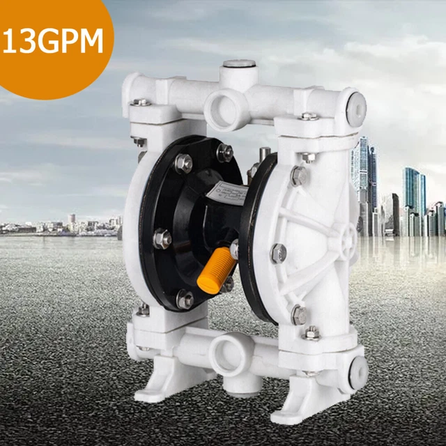 13GPM Air-Operated Diaphragm Pump Double Diaphragm Pump 1/2" Inlet & Outlet USA