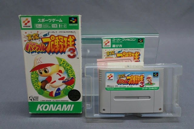 NINTENDO SUPER FAMICOM Jikkyou Powerful Pro Yakyuu 3 (10884)