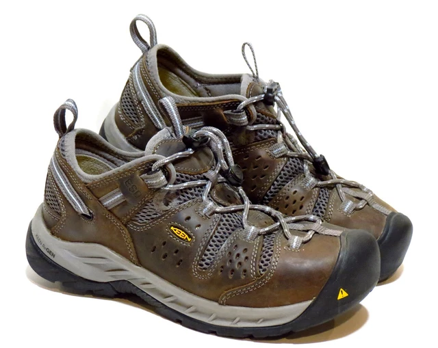 Keen Utility Flint Women's Size 8M Safety Shoes Steel Toe Brown/Paloma Nice!