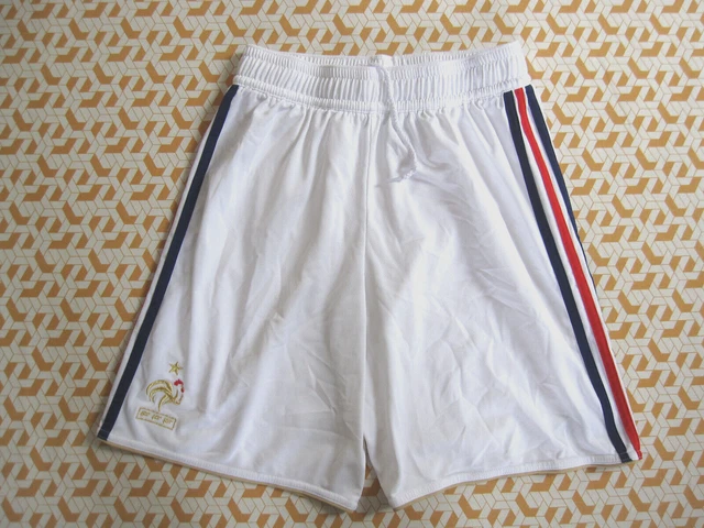 Short Polyamide Nylon Blanc Vintage années 80'S Football retro Homme - M