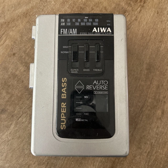 Vintage Aiwa HS-P06 FM/AM Stereo Radio Cassette Player w/TU-01 Tuner Pack, /itm/175528788677