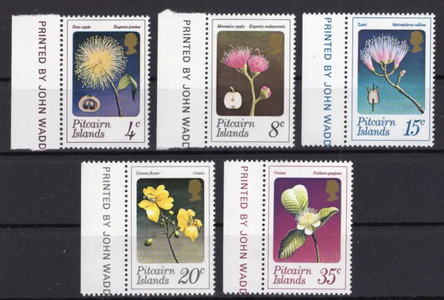 Pitcairn Islands 1973 complete Flower Flora margin set clean MNH OG